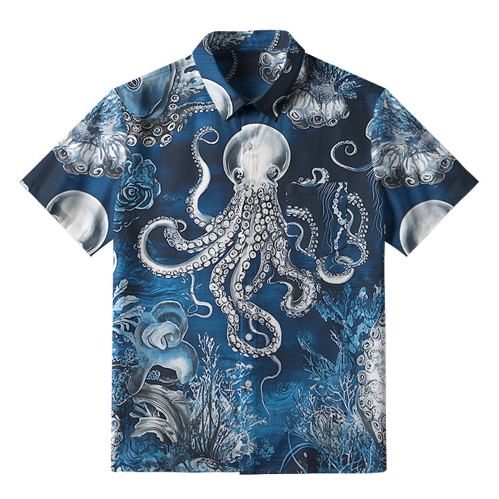 Deep Sea Octopus Button-up Shirt