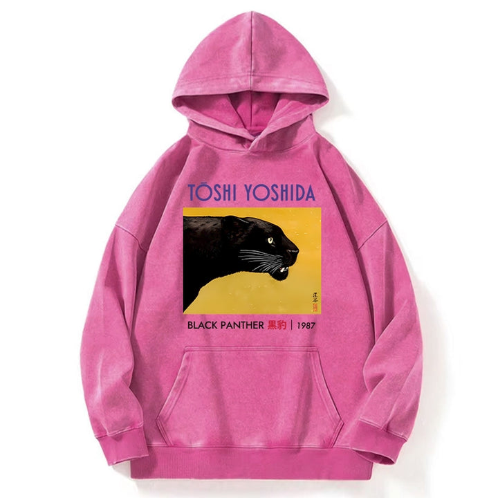 Black Panther Washed Hoodie