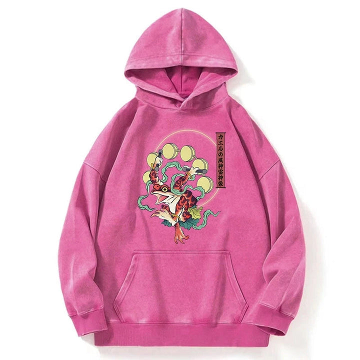 Frog Monster Japanese Washed Hoodie