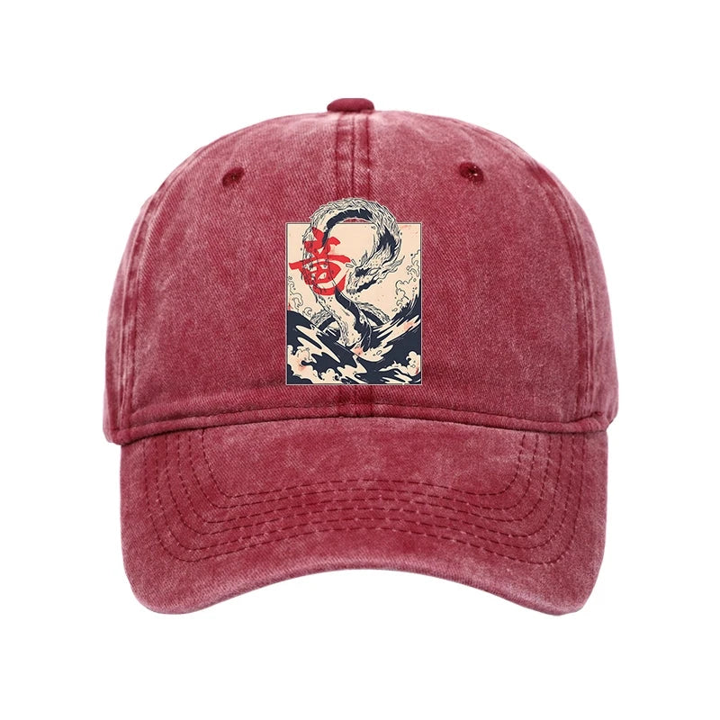 Sea Dragon Japanese Washed Cap