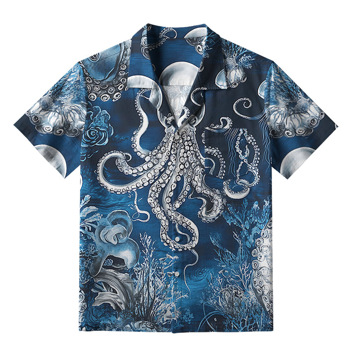 Deep Sea Octopus Aloha Hawaiian Shirt