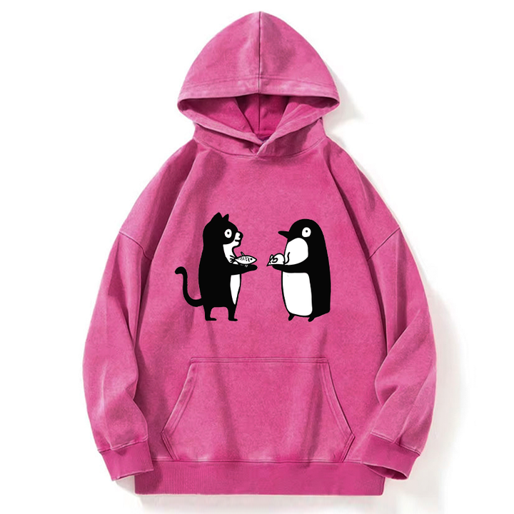 Funny Food Swaps Washed Hoodie