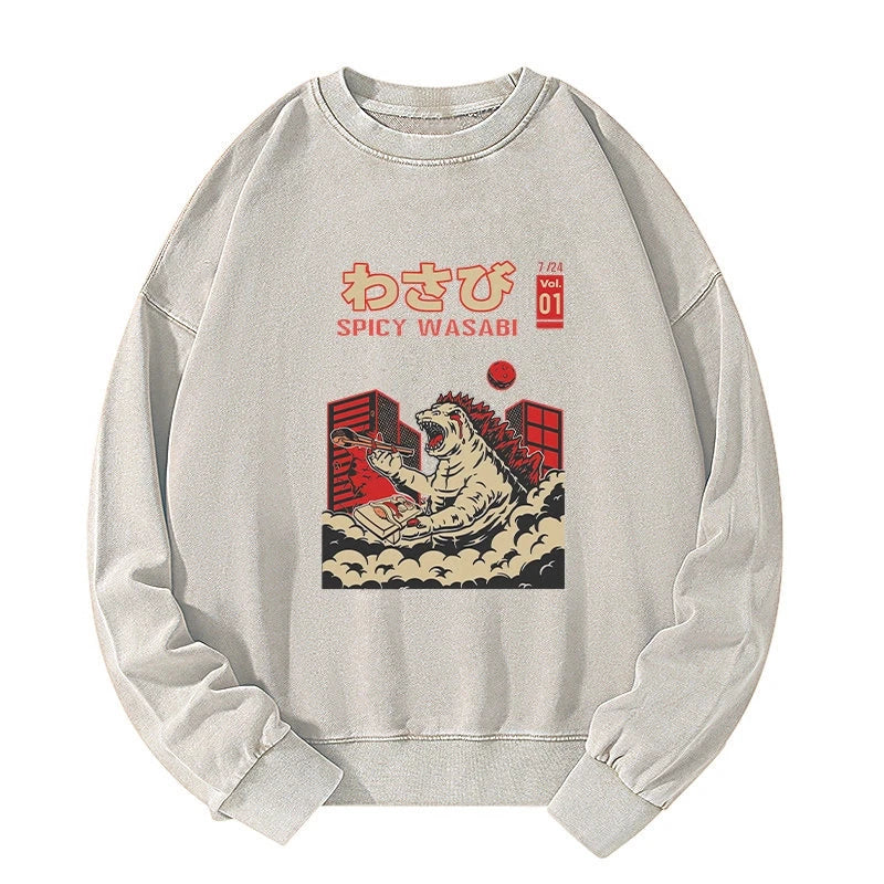 Spicy Wasabi Washed Sweatshirt