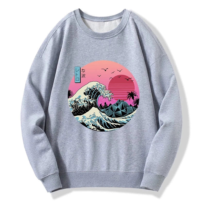 Japanese The Great Retro Wave Sweatshirt