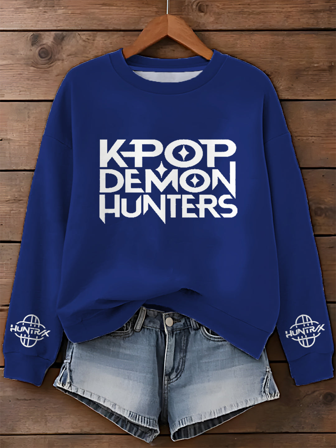 Demon Hunter Huntrix Printed Long Sleeve Casual Top