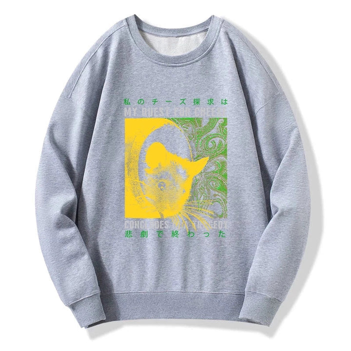 Mouse Has A Passion For Cheese Sweatshirt