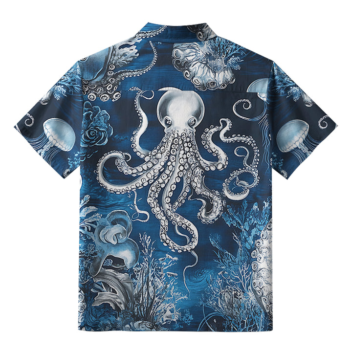 Deep Sea Octopus Aloha Hawaiian Shirt