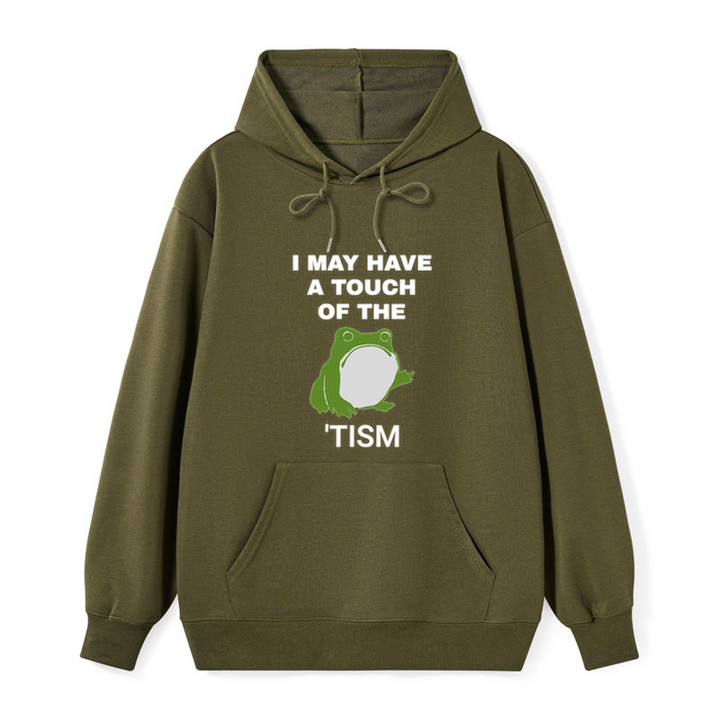 Funny Frog Flipping The Bird Classic Hoodie
