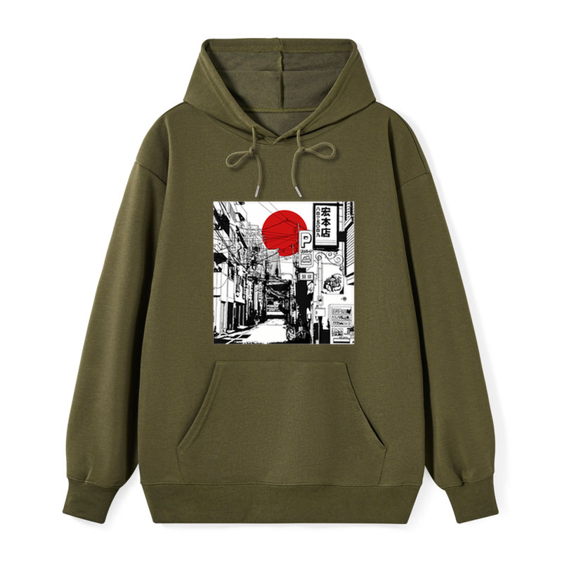 Sunrise On The Street Classic Hoodie