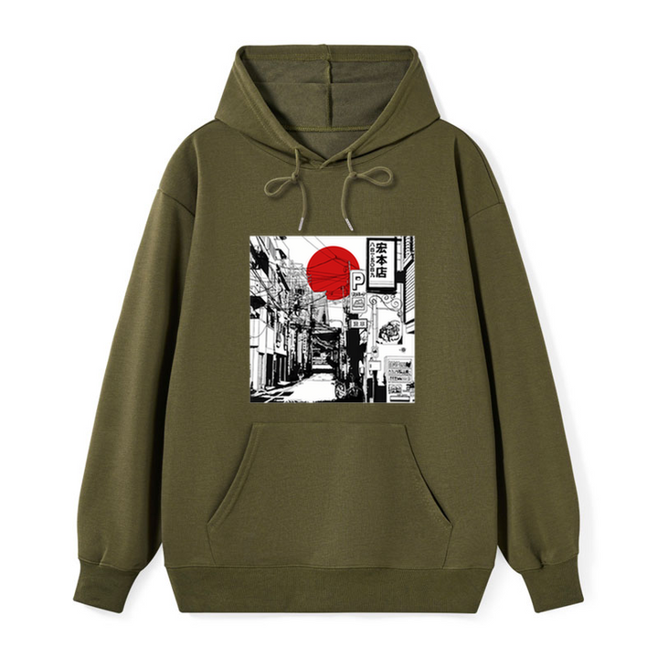 Sunrise On The Street Classic Hoodie
