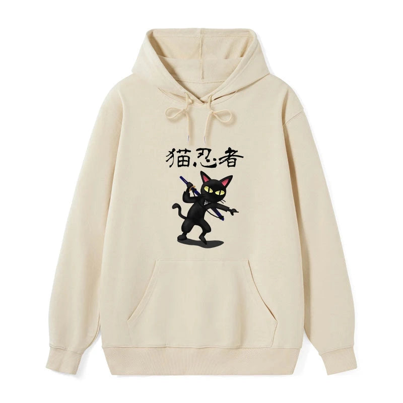 Ninja Cat Classic Hoodie