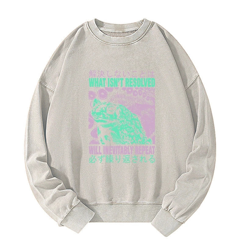 What Ist Resolved Forg Washed Sweatshirt