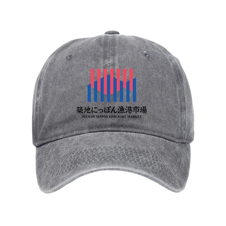 Tsukiji Nippon Fish Port Market Washed Cap