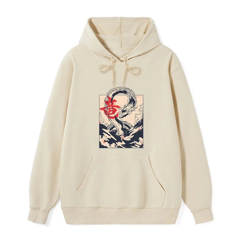 Sea Dragon Japanese Classic Hoodie