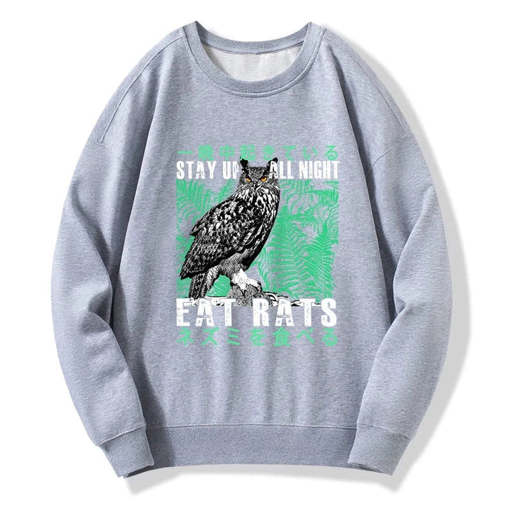 Owls Prey On Rats At Night Sweatshirt