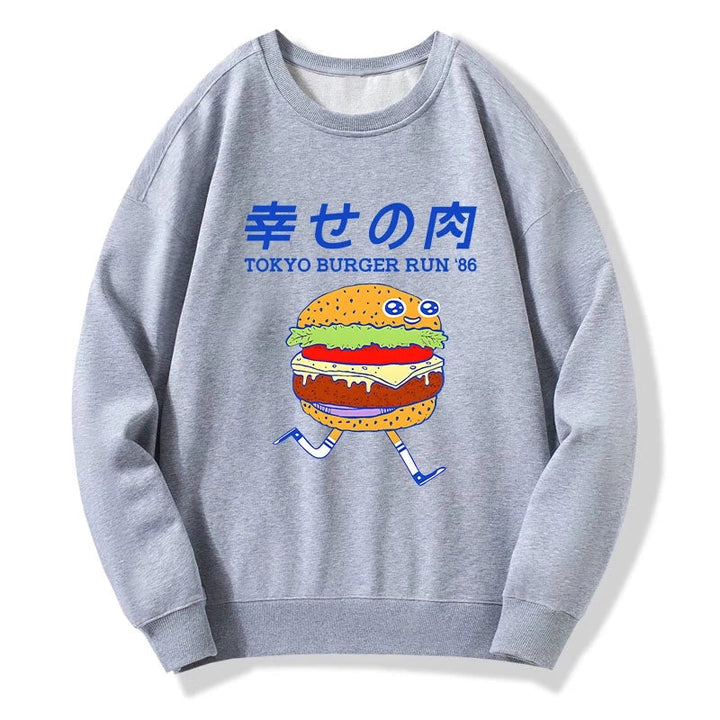 Tokyo Burger Run Japanese Sweatshirt