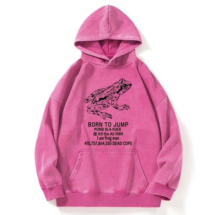 Born To Jump Washed Hoodie