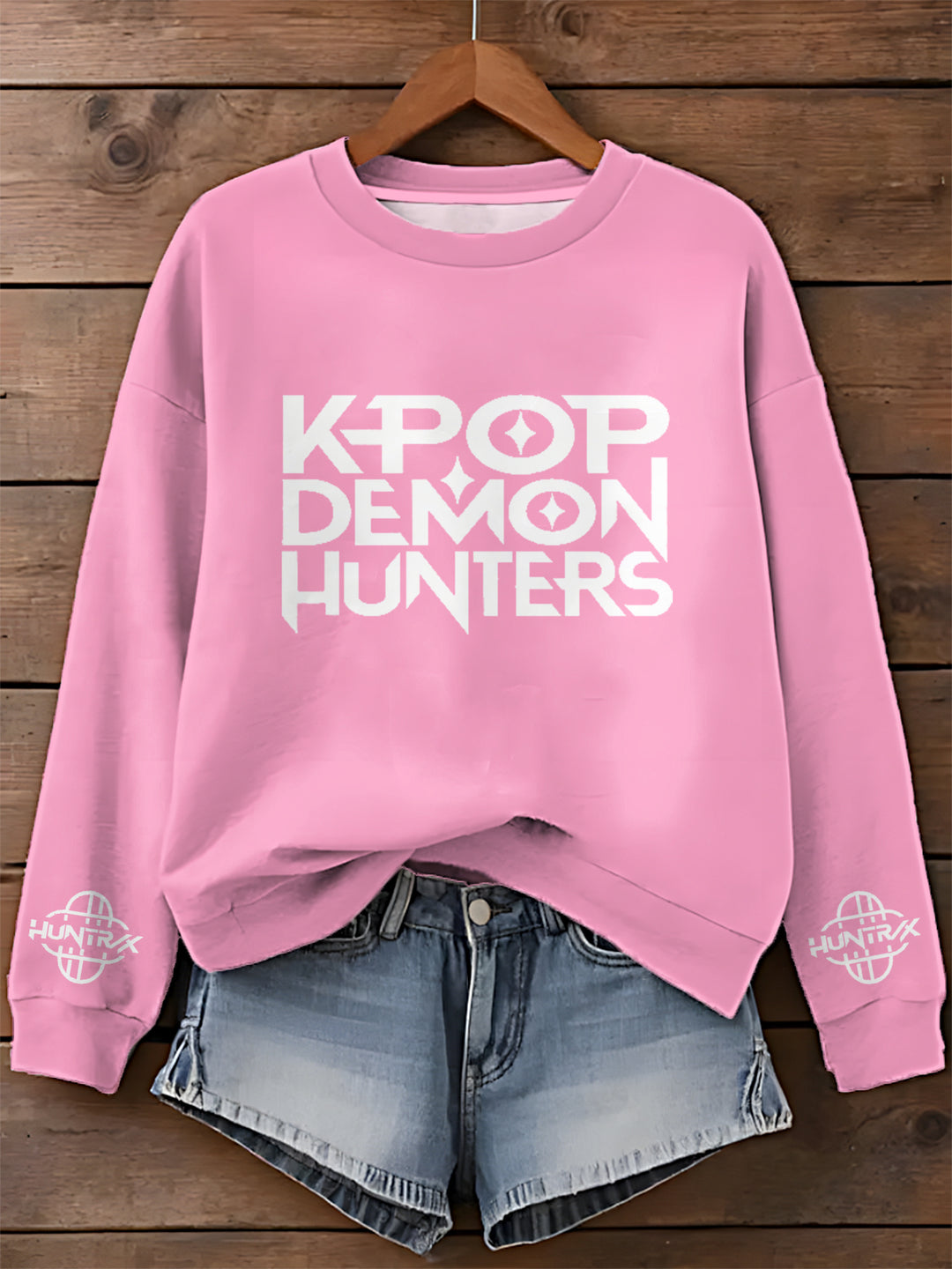 Demon Hunter Huntrix Printed Long Sleeve Casual Top