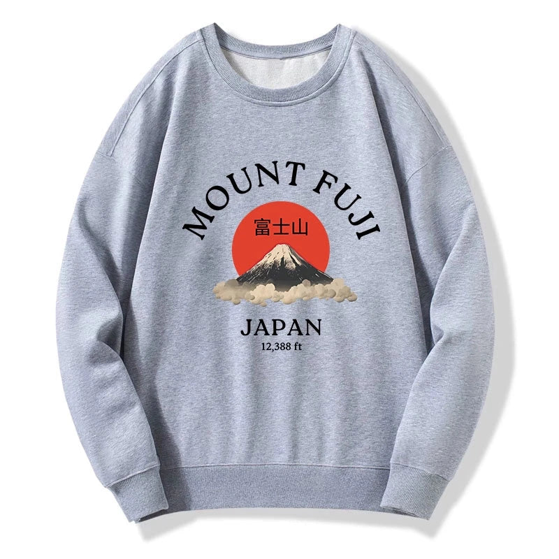 Japan Mount Fuji Sun Unisex Sweatshirt
