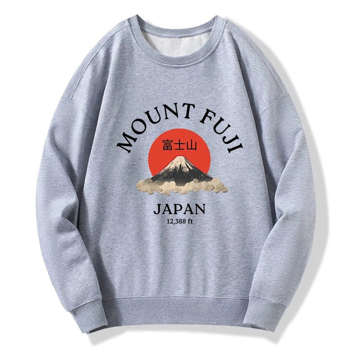 Japan Mount Fuji Sun Unisex Sweatshirt