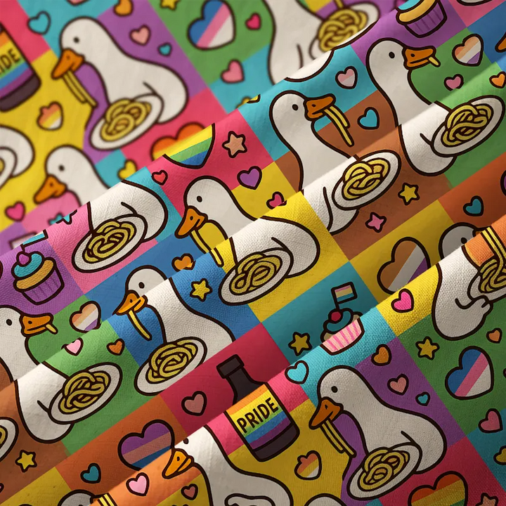 Pride japanese Goose Eat Spaghetti Aloha Hawaiian Shirt