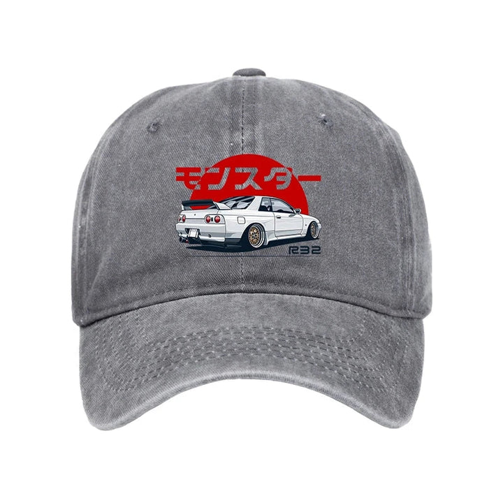 Monster. Skyline R32 GTR Washed Cap