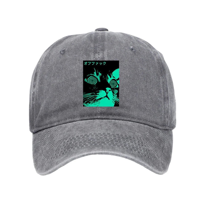 Cool Cat Japanese Washed Cap