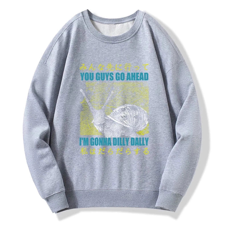 Slow Snail Japanese Sweatshirt