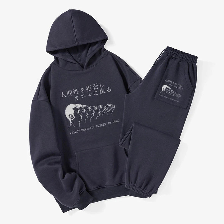 Return To Frog Fleece Lined Hoodie Set