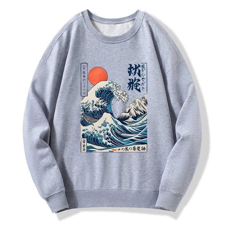 Ukiyo-e Ocean Waves Japan Sweatshirt