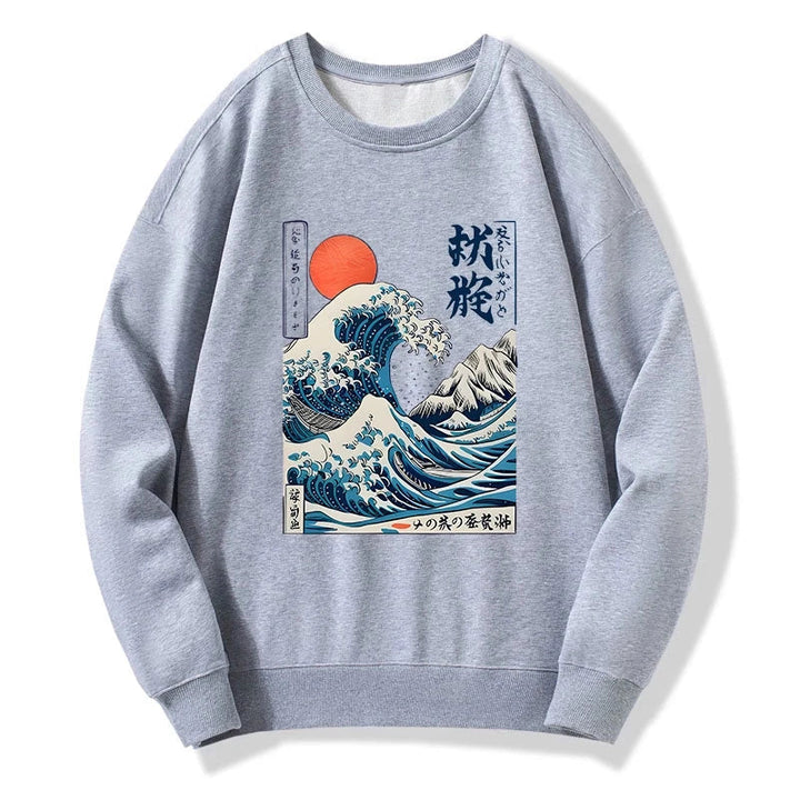 Ukiyo-e Ocean Waves Japan Sweatshirt