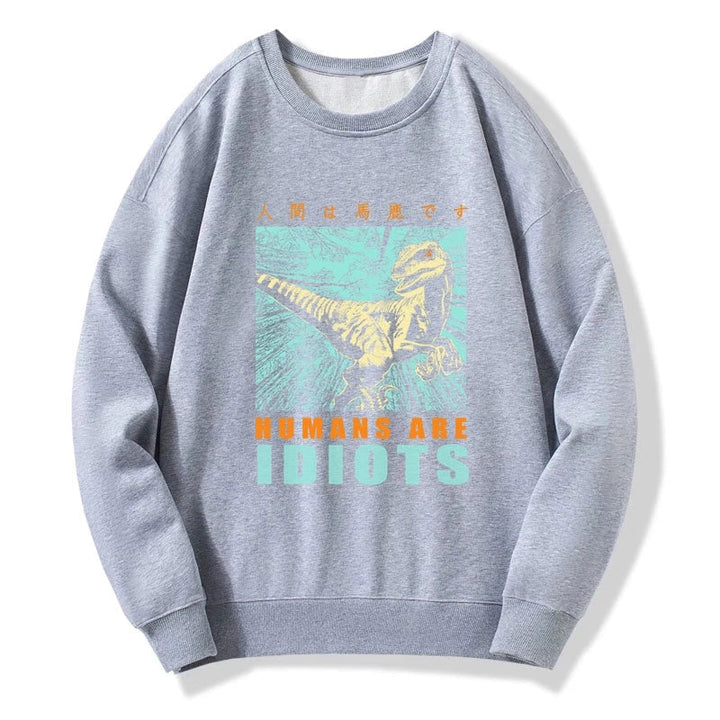 Mocking Dinosaurs Japanese Sweatshirt