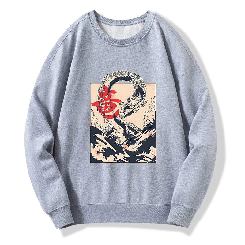 Sea Dragon Japanese Sweatshirt