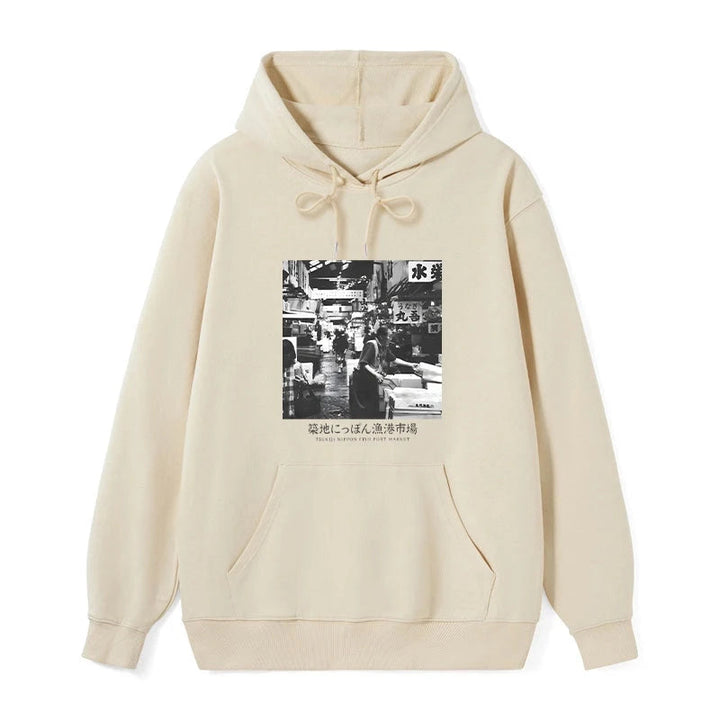 Tsukiji Fish Market Photo Classic Hoodie