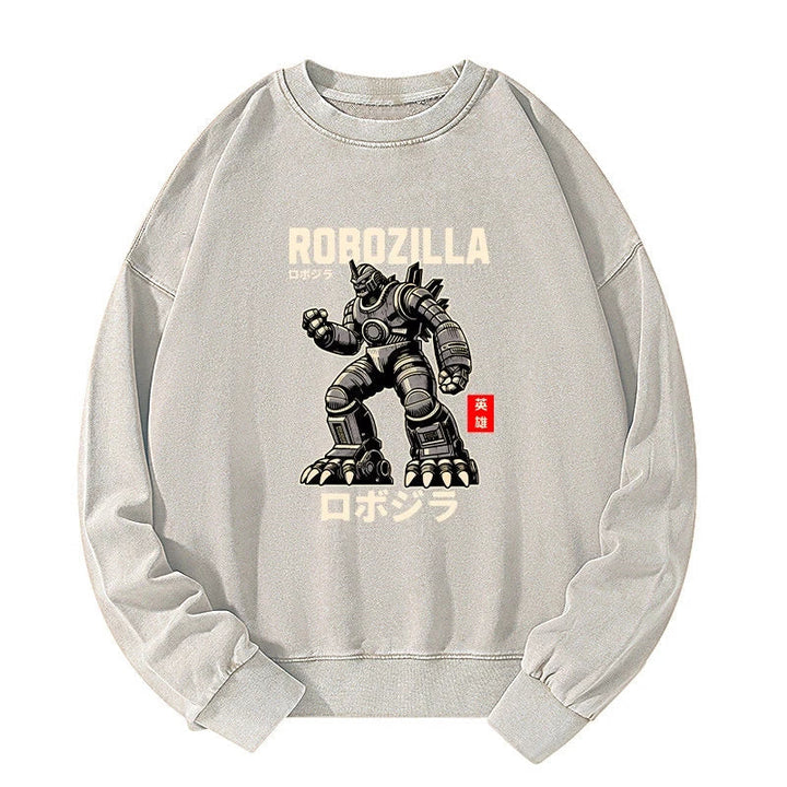 RoboZilla Manga Japanese Washed Sweatshirt