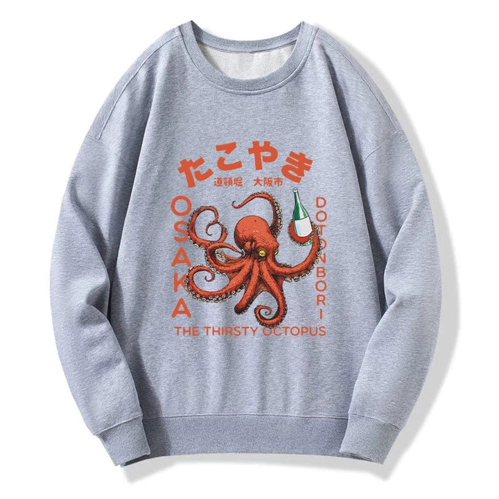 Octopus Drinks Soju Sweatshirt