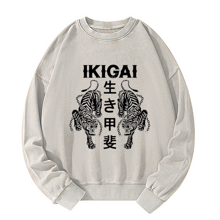 Japanese Chain Tiger Washed Sweatshirt
