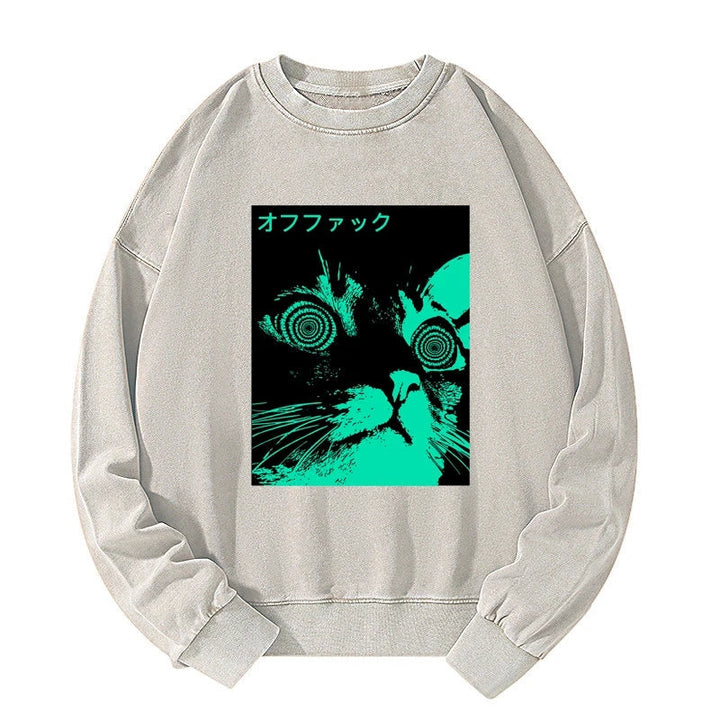 Cool Cat Japanese Washed Sweatshirt