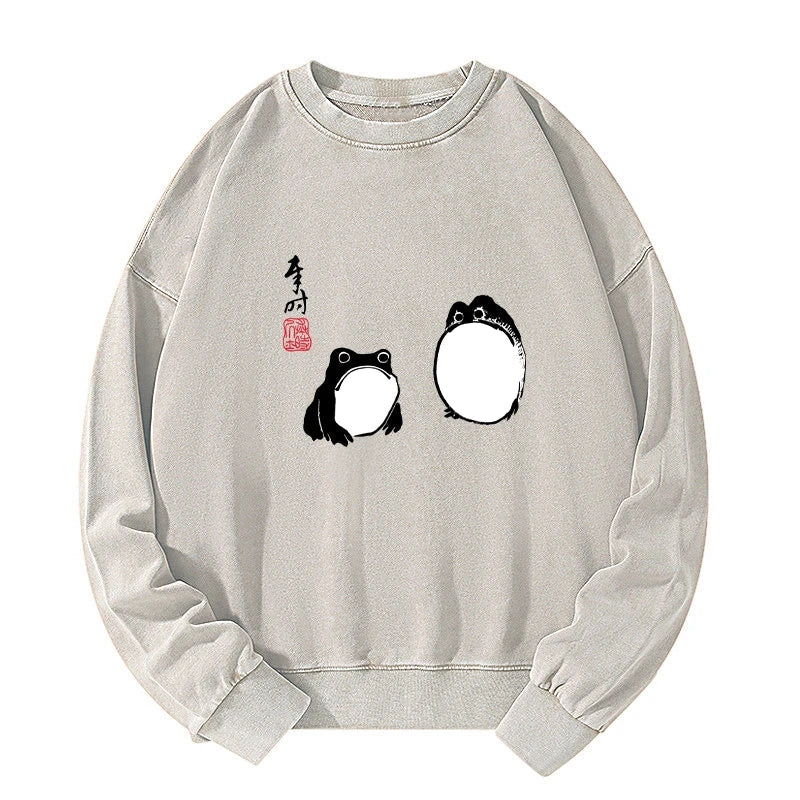 Matsumoto Hoji Frogs Japan Washed Sweatshirt