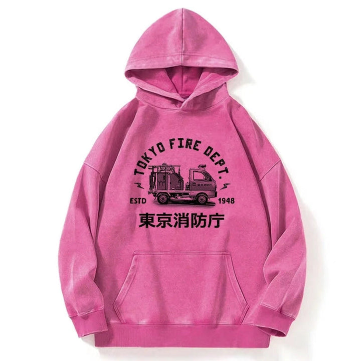 Tokyo Fire Dept Washed Hoodie