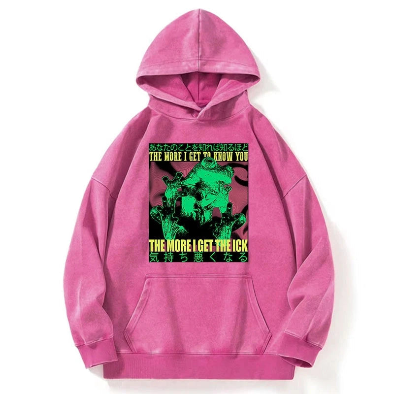 Scary Frog Japanese Washed Hoodie
