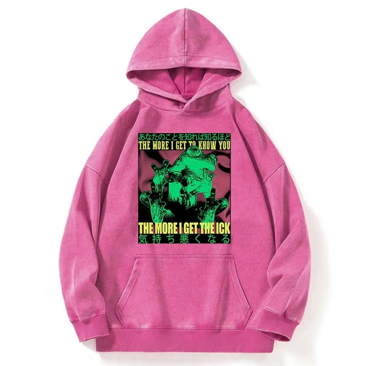 Scary Frog Japanese Washed Hoodie