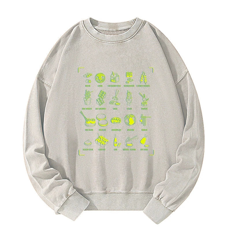 Tokyo Cuisine Washed Sweatshirt
