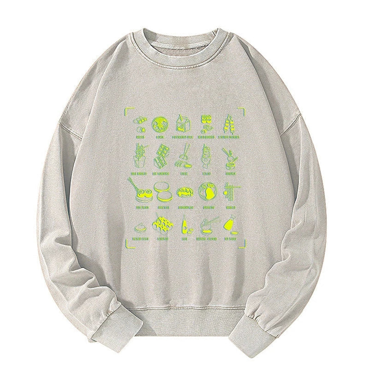 Tokyo Cuisine Washed Sweatshirt