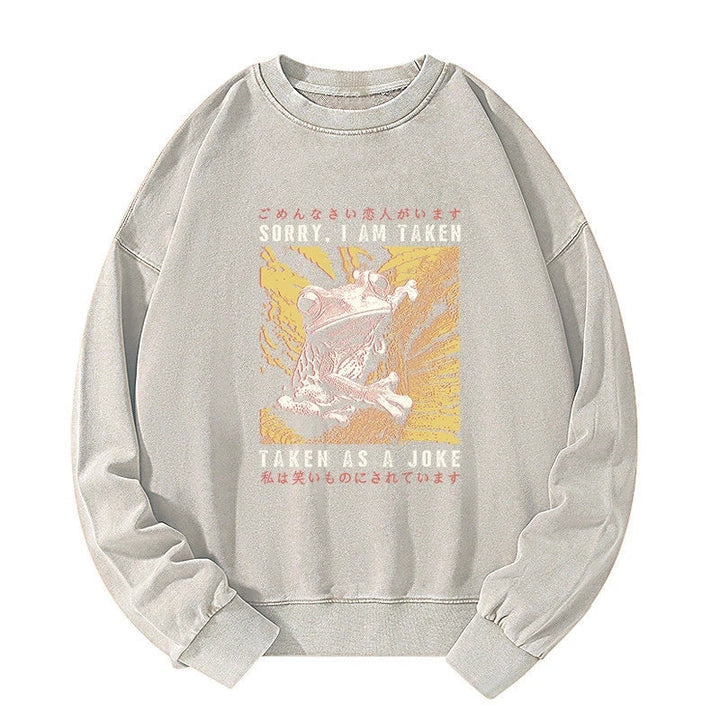 The Tragic Frog Japanese Washed Sweatshirt