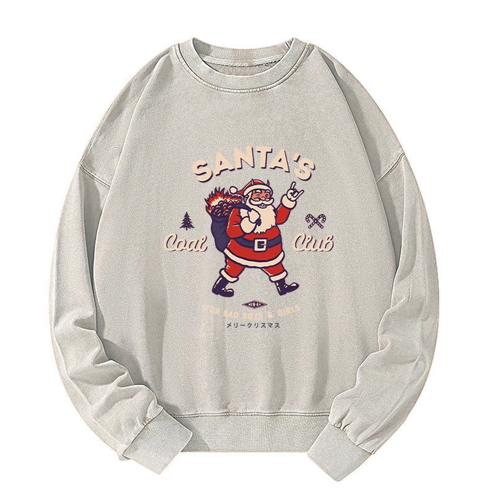Santa's Coal Club Japan Washed Sweatshirt