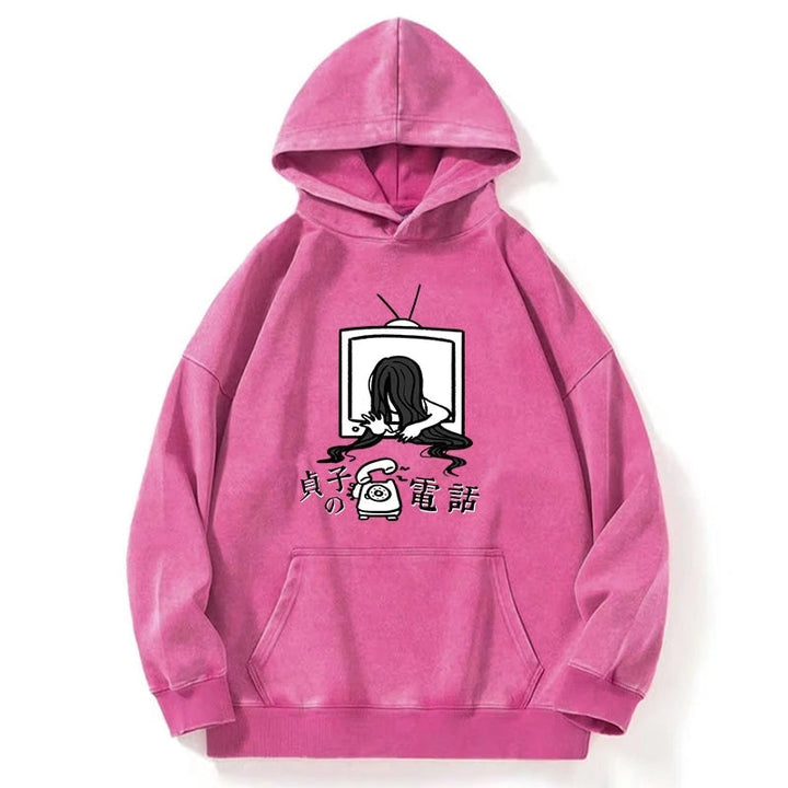 The Ring Sadako Washed Hoodie