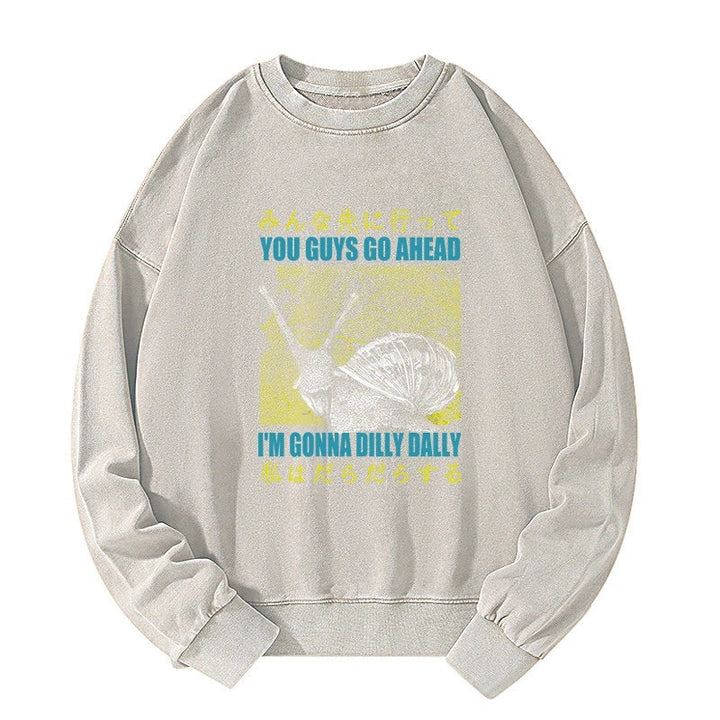 Slow Snail Japanese Washed Sweatshirt