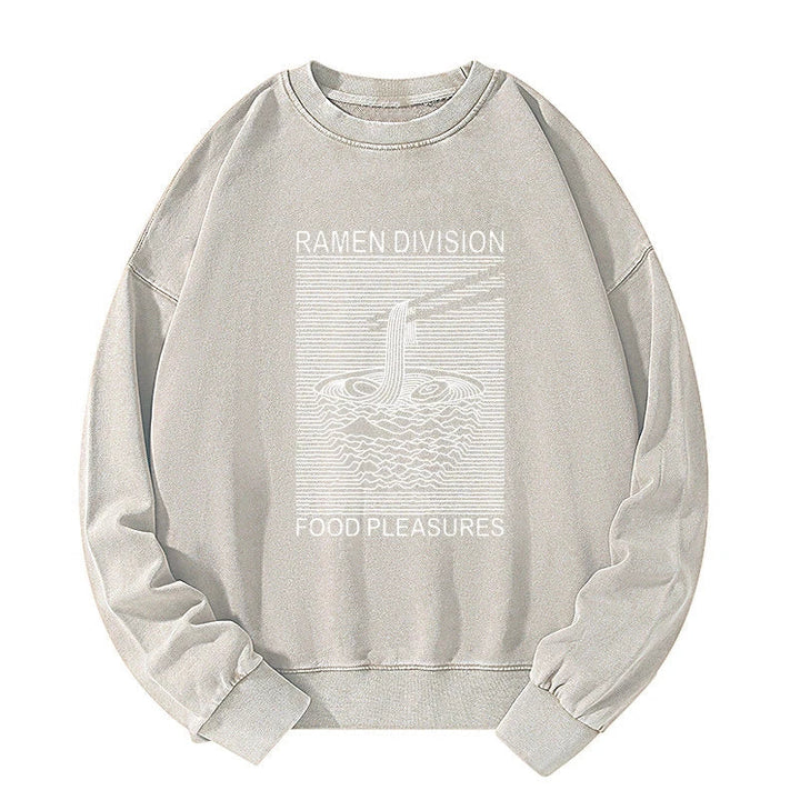 Ramen Division Food Pleasures Washed Sweatshirt