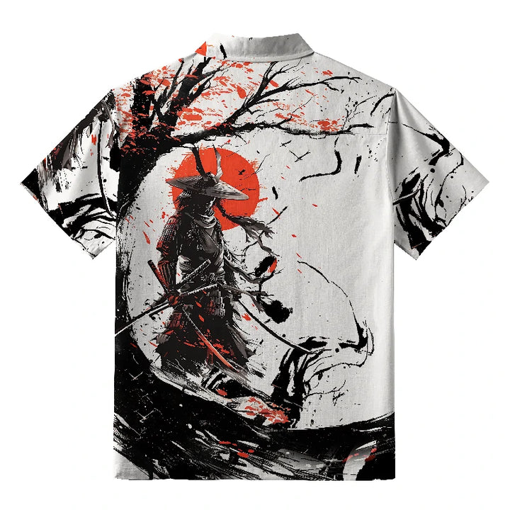 Samurai's Majesty Button-up Shirt
